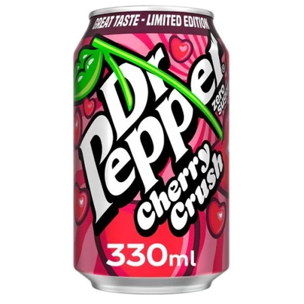 UK Dr Pepper Cherry Crush Zero 330ml
