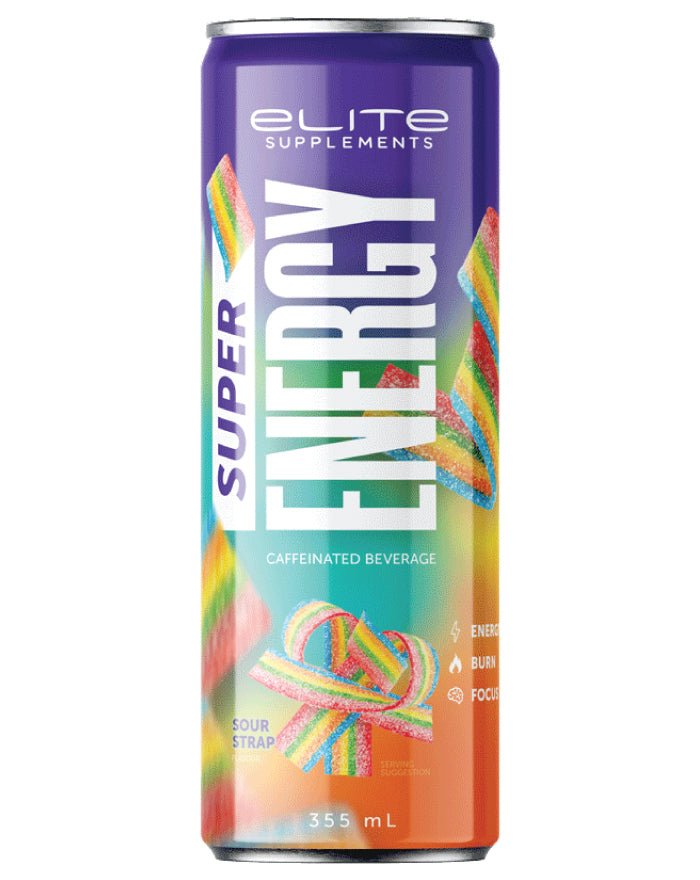 Elite Supplements Supert Energy RTD Sour Straps 330ml
