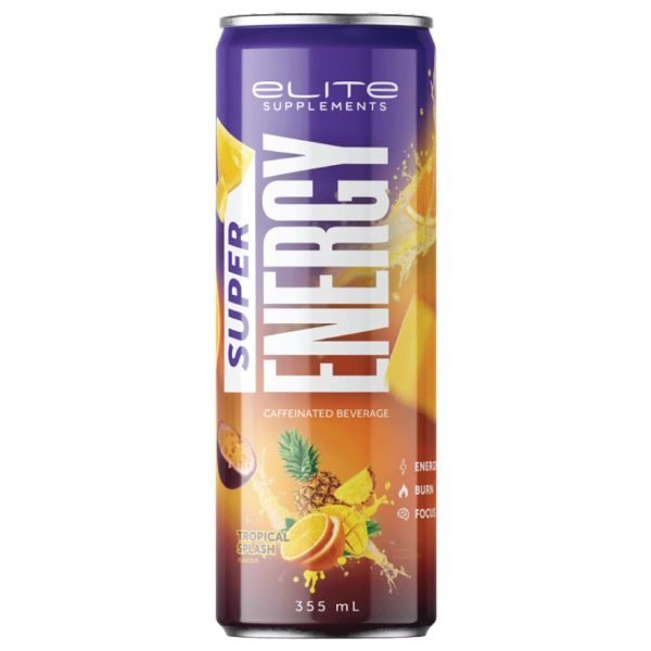 Elite Supplements Supert Energy RTD Tropical Splash 330ml