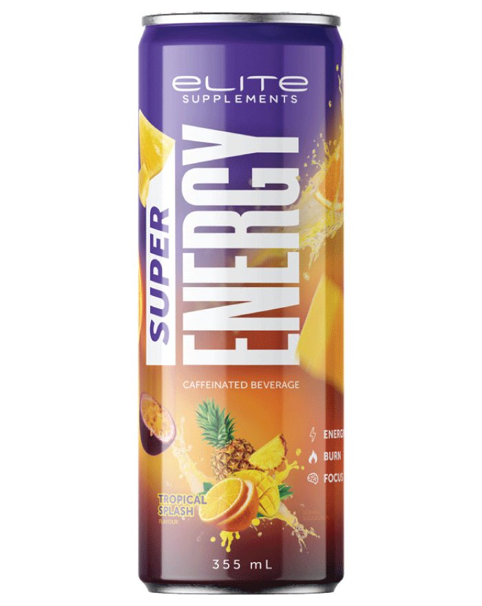 Elite Supplements Supert Energy RTD Tropical Splash 330ml