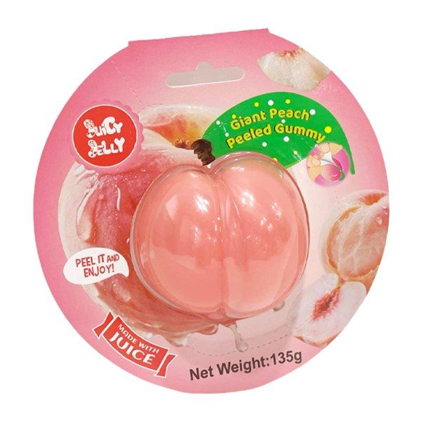 Juicy Jelly Giant Peeled Peach 135g