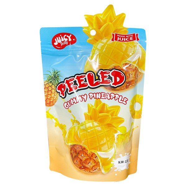 Juicy Jelly Peeled Gummy Pineapple 120g