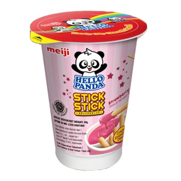 Hello Panda Stick Stick Strawberry 20g