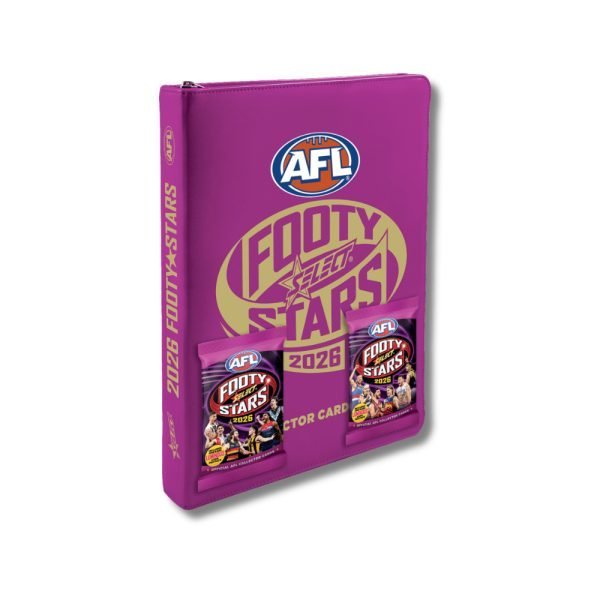 2026 Select AFL Footy Stars Vinyl Albums with 2 Card Packs