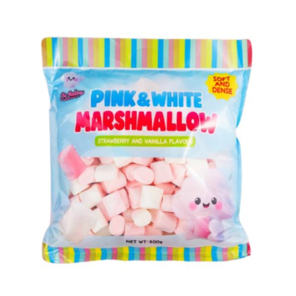 BeMallow Pink & White Marshmallow 800g