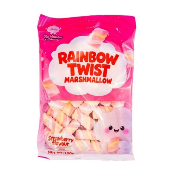 BeMallow Rainbow Twist Marshmallow 100g