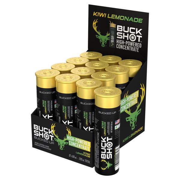 Bucked Up Buck Shots - Kiwi Lemonade 60ml Energy Shot