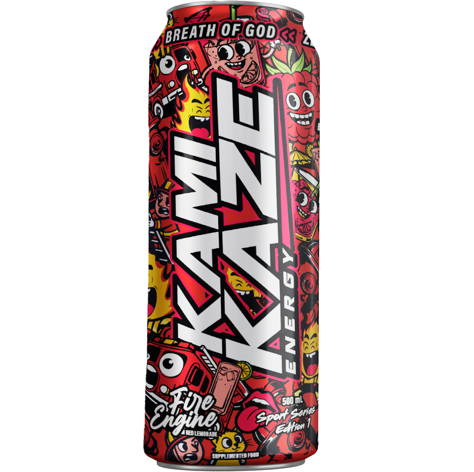 Kamikaze Energy RTD 500ml Fire Engine