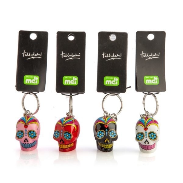 Candy Skull Keychain Assorted