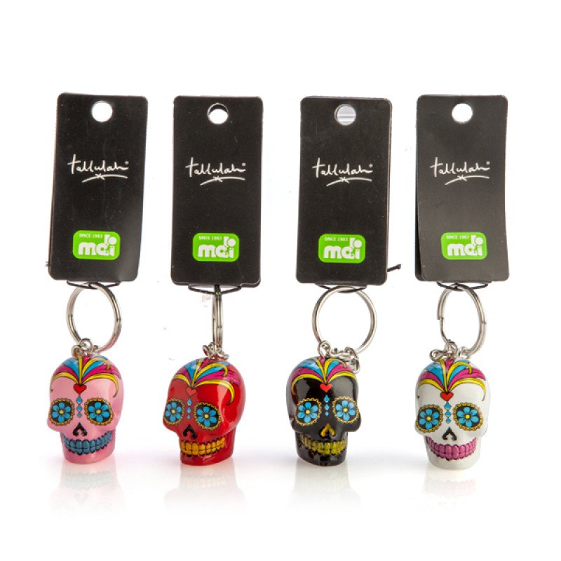Candy Skull Keychain Assorted