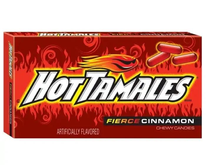 Hot Tamales Mini Box Fierce Cinnamon Chewy Candy 22g