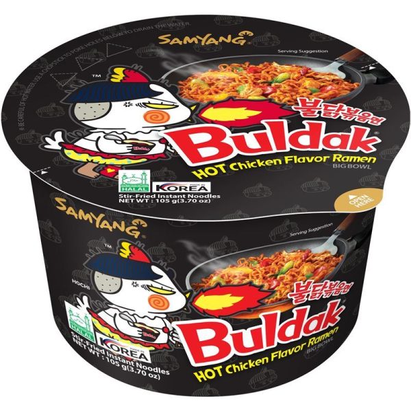 Samyang Buldak Hot Chicken 2X Spicy Big Bowl Ramen 105g