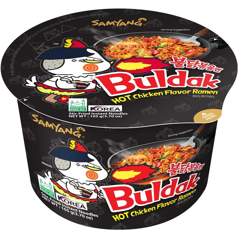 Samyang Buldak Hot Chicken 2X Spicy Big Bowl Ramen 105g