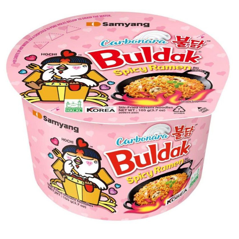 Samyang Buldak Hot Chicken Carbonara Big Bowl Ramen 105g