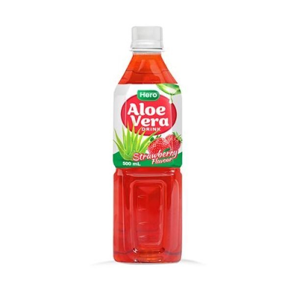 Hero Aloe Vera Strawberry Drink 500ml