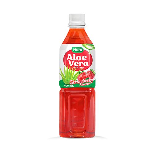 Hero Aloe Vera Strawberry Drink 500ml