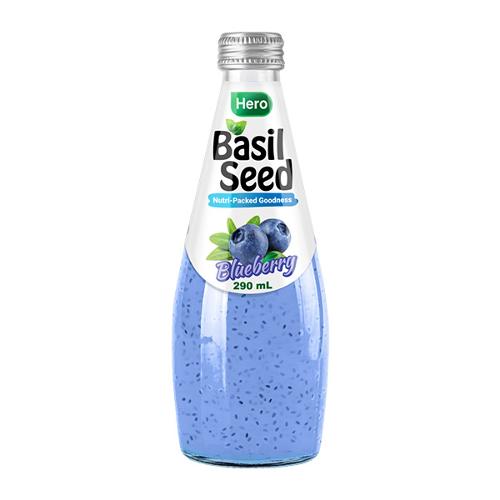 Hero Basil Blueberry Seed Drink 290ml