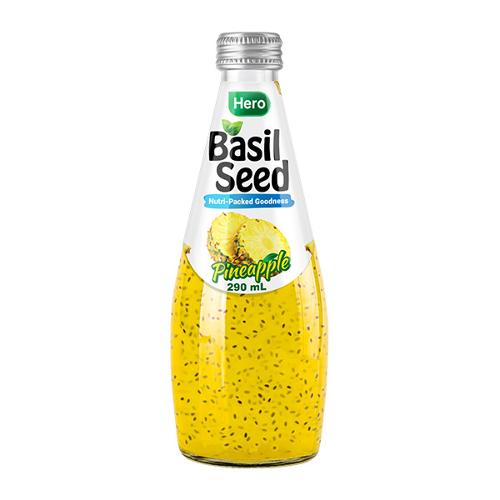 Hero Basil Pineapple Seed Drink 290ml