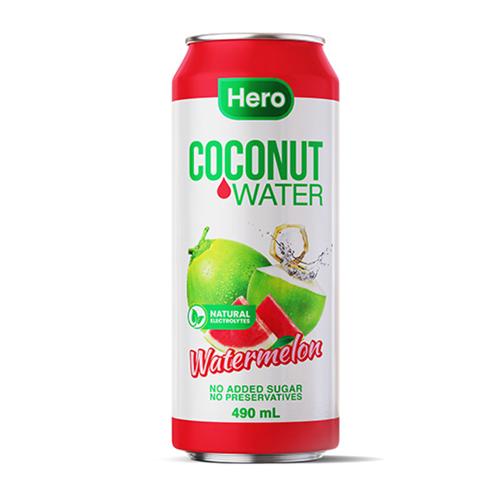 Hero Coco Pure Coconut Water with Watermelon 490ml