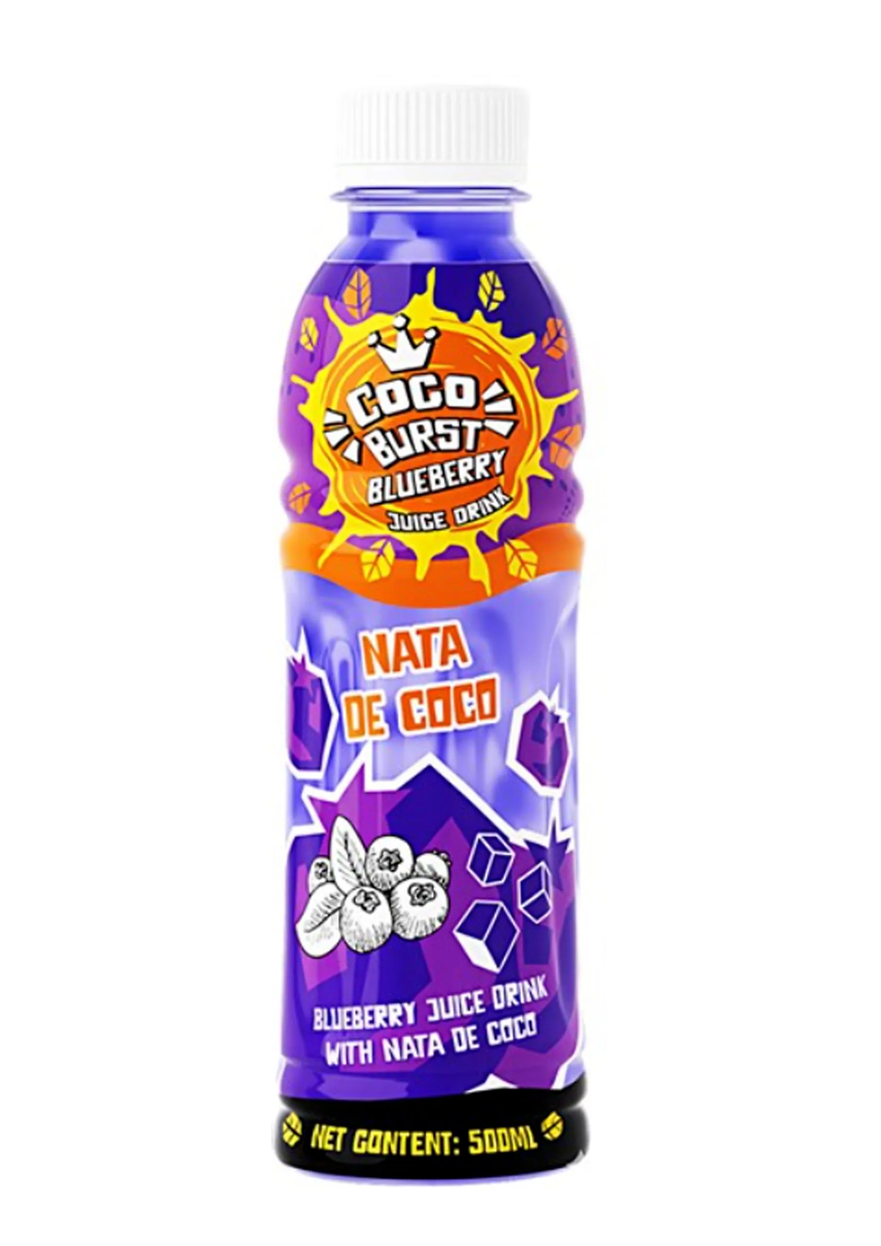Coco Burst Blueberry Fruit with Coconut Jelly Drink 500ml