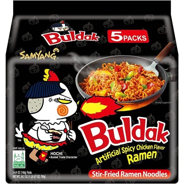 Samyang Buldak 5PK Hot Chicken Flavor Ramen 140g