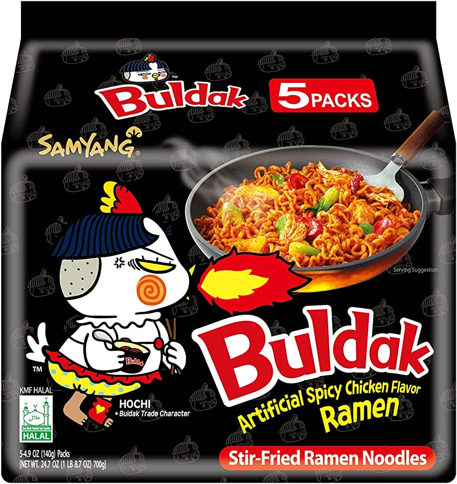 Samyang Buldak 5PK Hot Chicken Flavor Ramen 140g