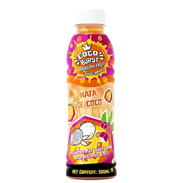 Coco Burst Passion Fruit with Coconut Jelly Drink 500ml
