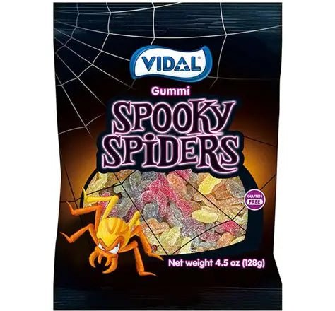 Vidal Halloween Spooky Spiders Bag 128g