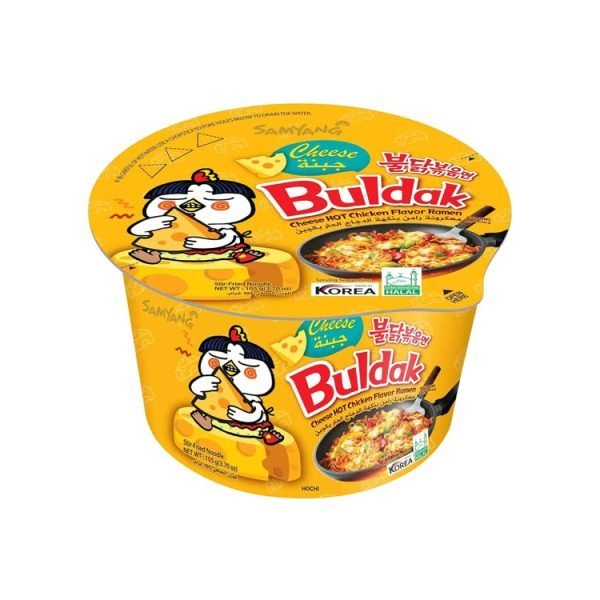 Samyang Buldak Hot Chicken Cheese Big Bowl Ramen 105g