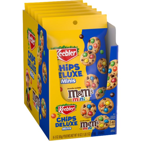 Keebler Bite Size Chips Deluxe W/M & M'S Minis 85g