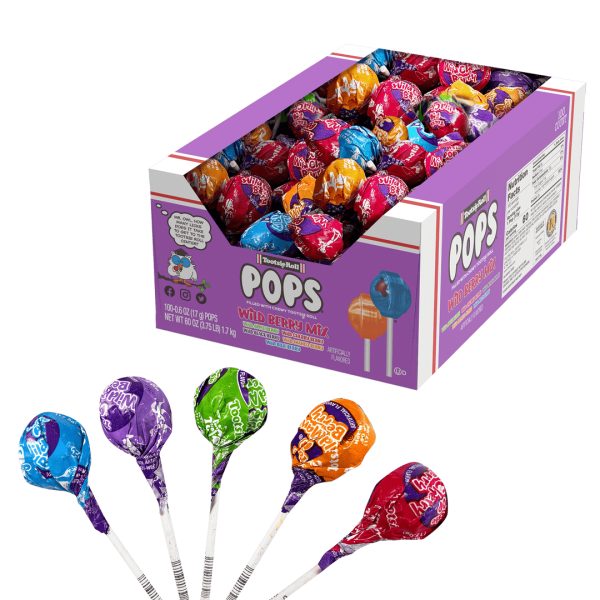 Tootsie Pops Box Wild Berry