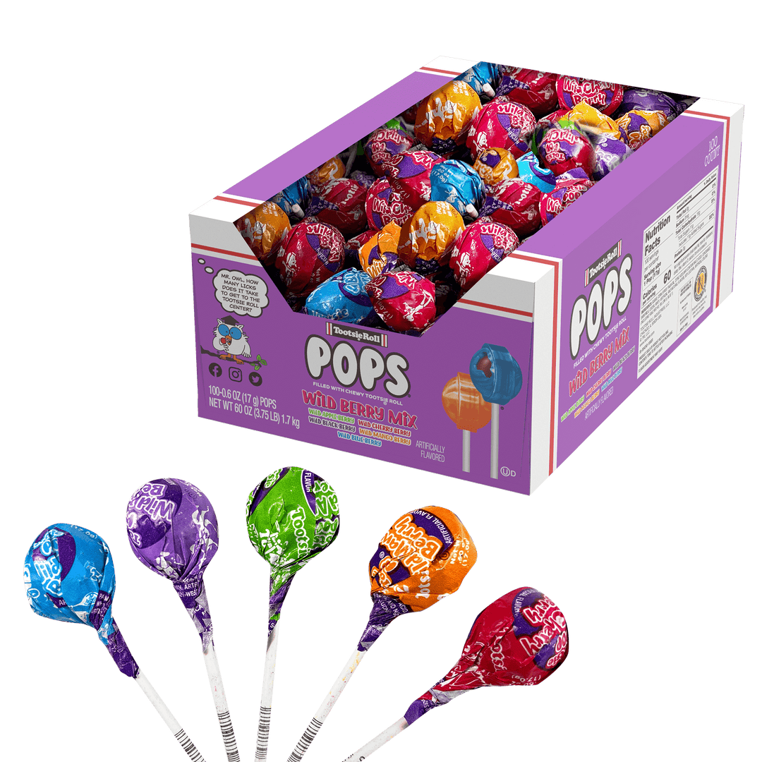 Tootsie Pops Box Wild Berry