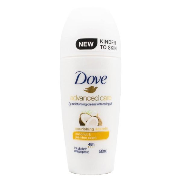 Dove Invisible Dry Roll-On Coconut and Jasmine Scent Anti-Perspirant Deodorant 50ml