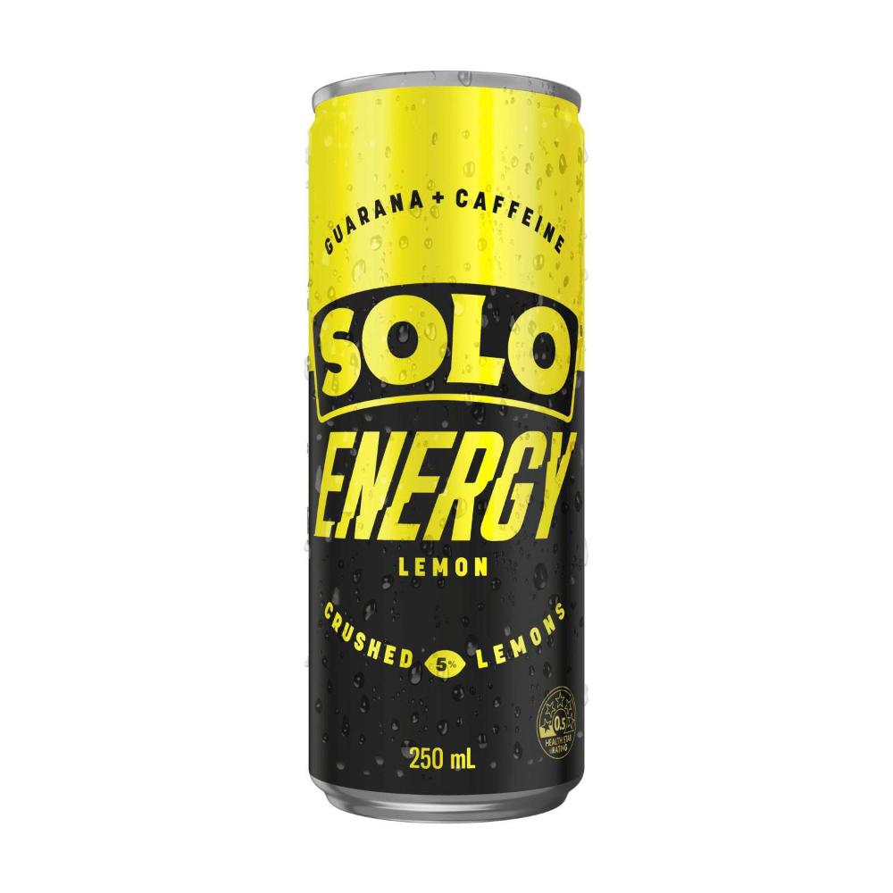 Solo Energy Drink Lemon 250ml