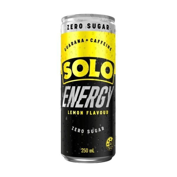 Solo Energy Drink Lemon Zero 250ml