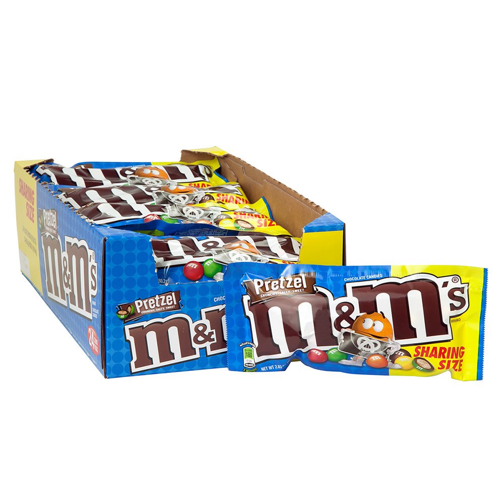 US M&M's Milk Chocolate Pretzel Sharing Size 2.83oz(80g)