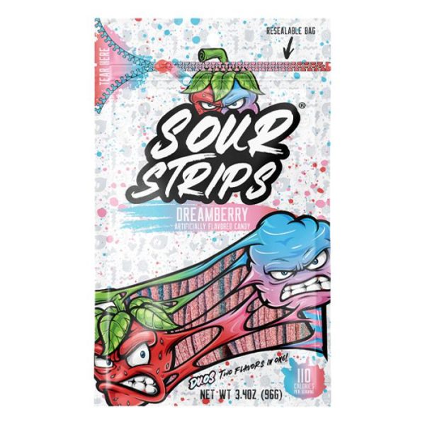 Sour Strips Duos Dreamberry 96g