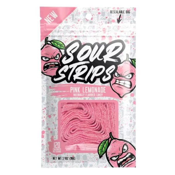 Sour Strips Pink Lemonade 96g