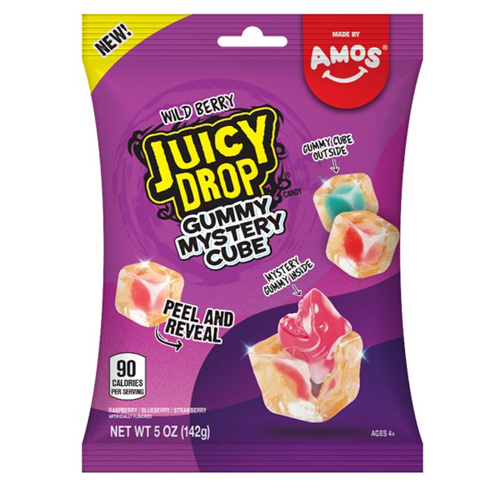 Amos Juicy Drop Gummy Mystery Cube Wildberry 142g