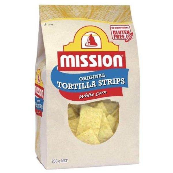 Mission Corn Chips White Corn 230g