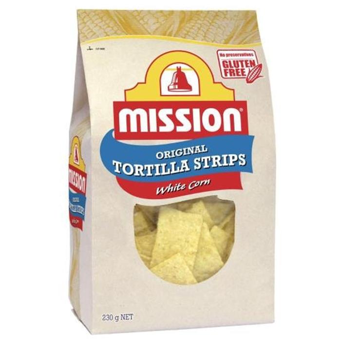 Mission Corn Chips White Corn 230g