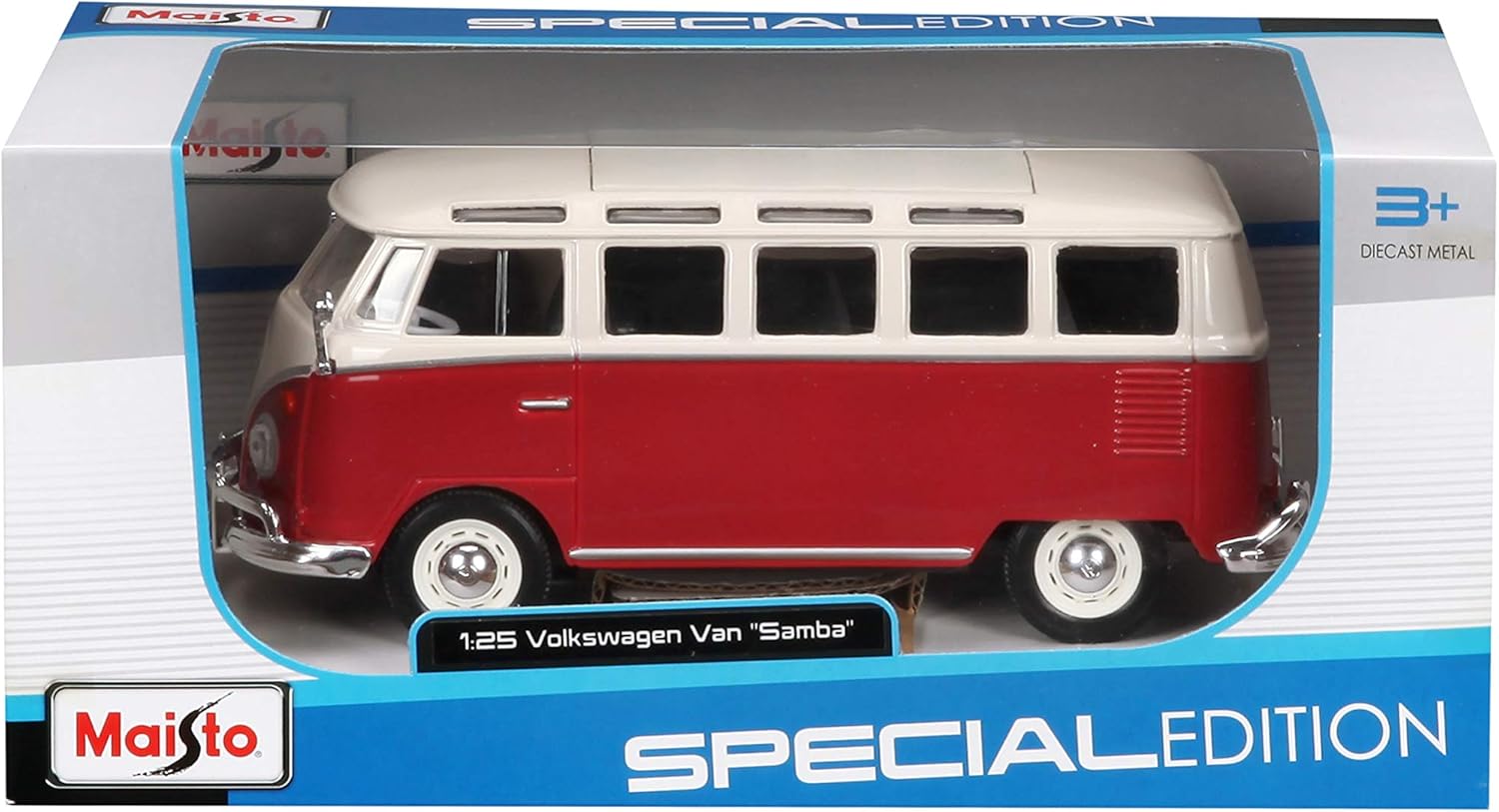 Maisto 1956 Volkswagen Van "Samba" 1:24 - Image 4