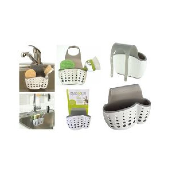 Casabella Sink Sider Faucet Sponge Holder / Plastic