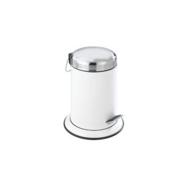 Wenko Pedal Bin Retoro - Shiny White / 3L