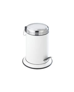 Wenko Pedal Bin Retoro - Shiny White / 3L