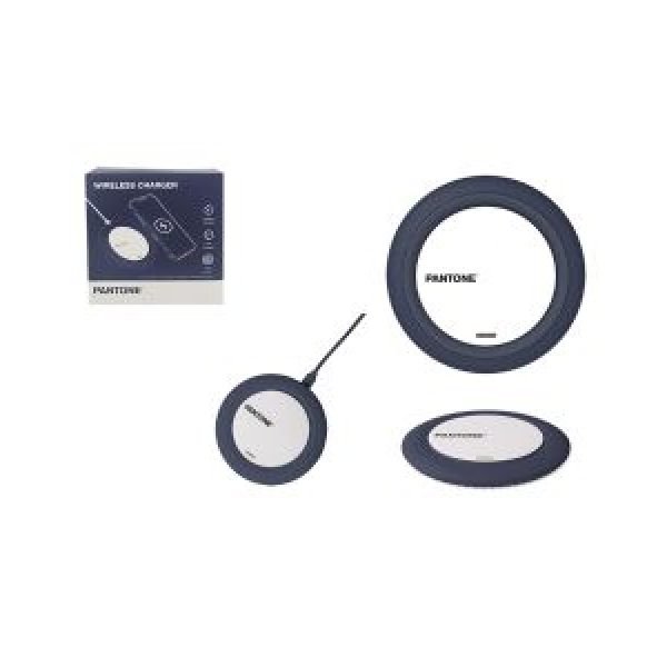 Pantone Wireless Charger - Navy / Fast Charging/ 15W Max