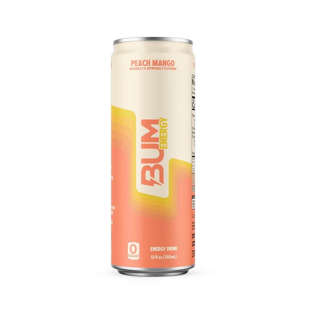 BUM Energy Drink Peach Mango 355ml