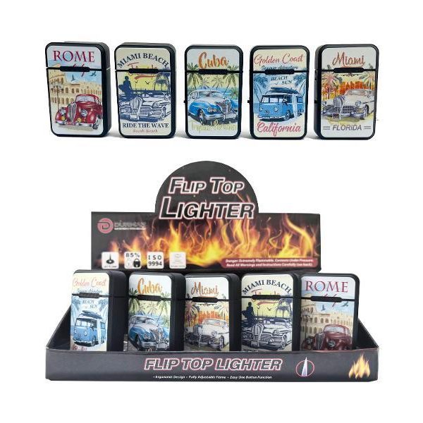 Flip top lighter - Vintage Car Series