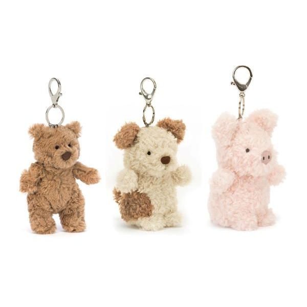 Meow Plush Keyring Series - Assorted Cute Animals - Pig/Dog/Bear