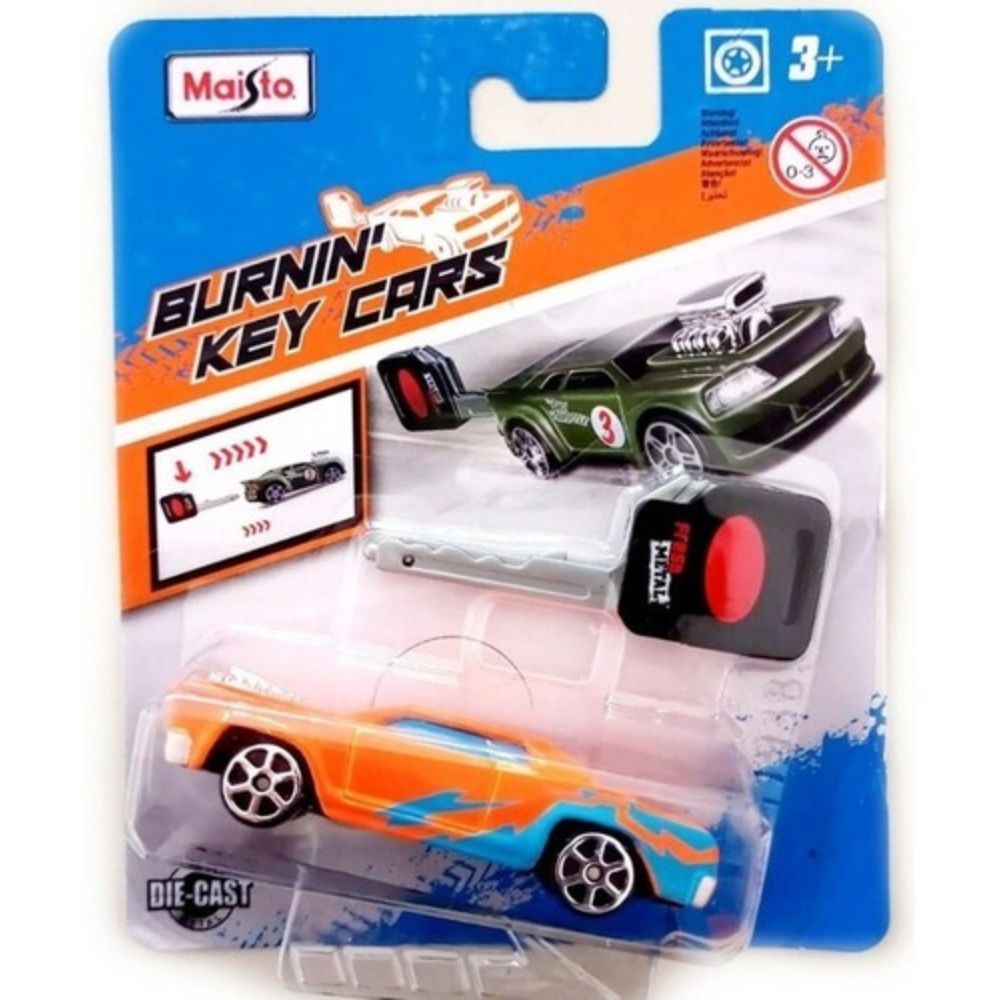 Maisto Burnin Key Cars Assorted - Image 2